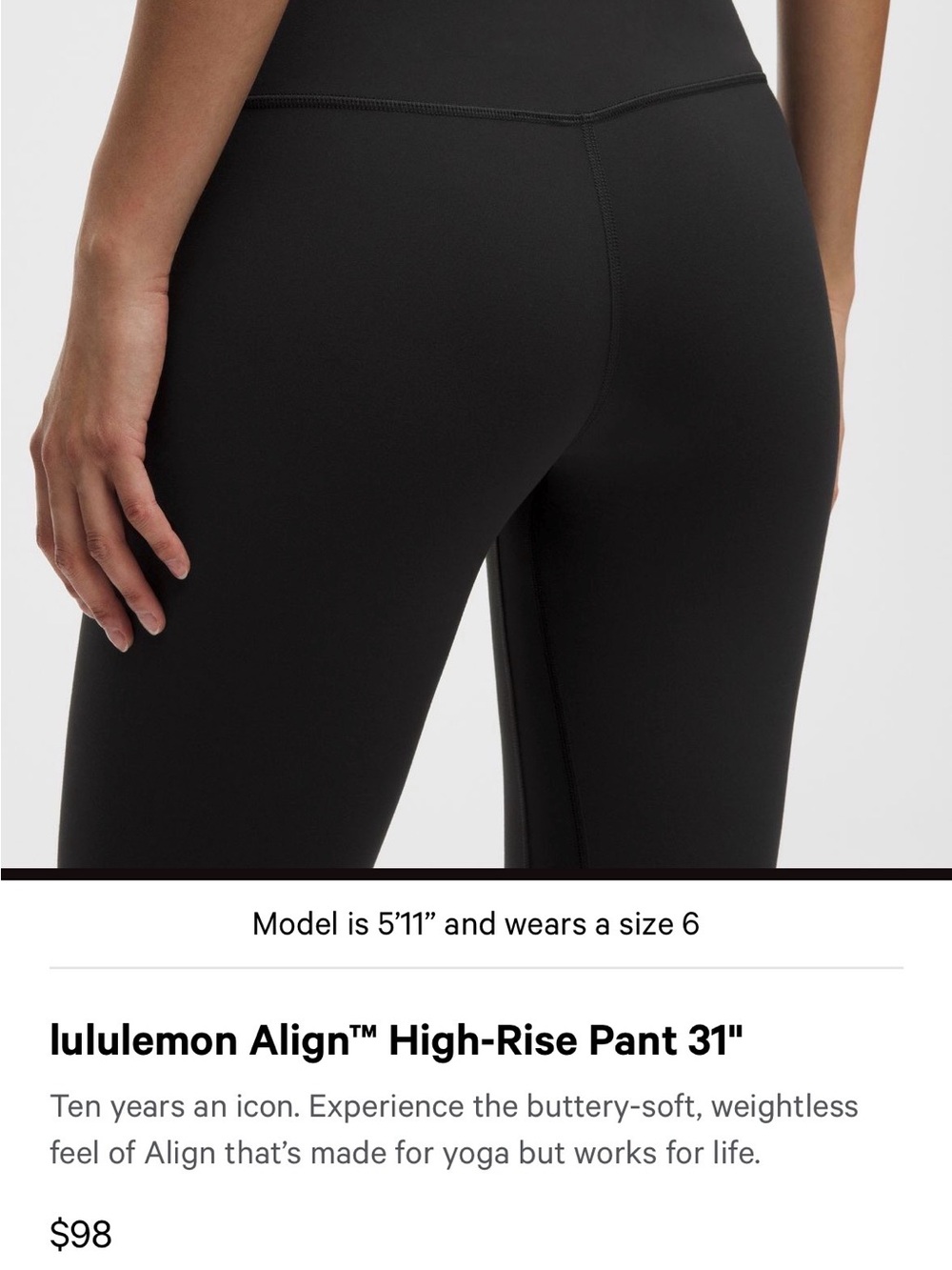 lululemon athletica Align™ High-Rise Leggings - Black